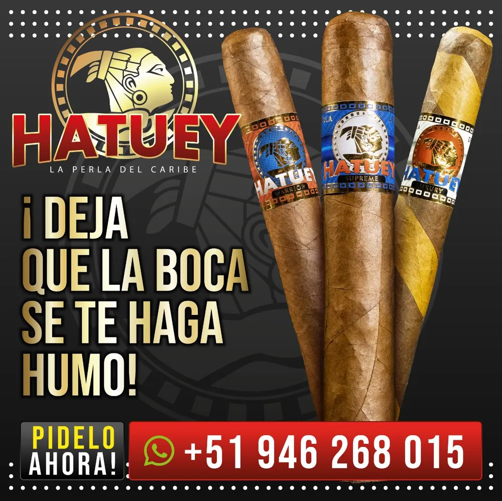 Puros Hatuey: Warrior, Supreme y Luxury — ¡Deja que la boca se te haga humo!